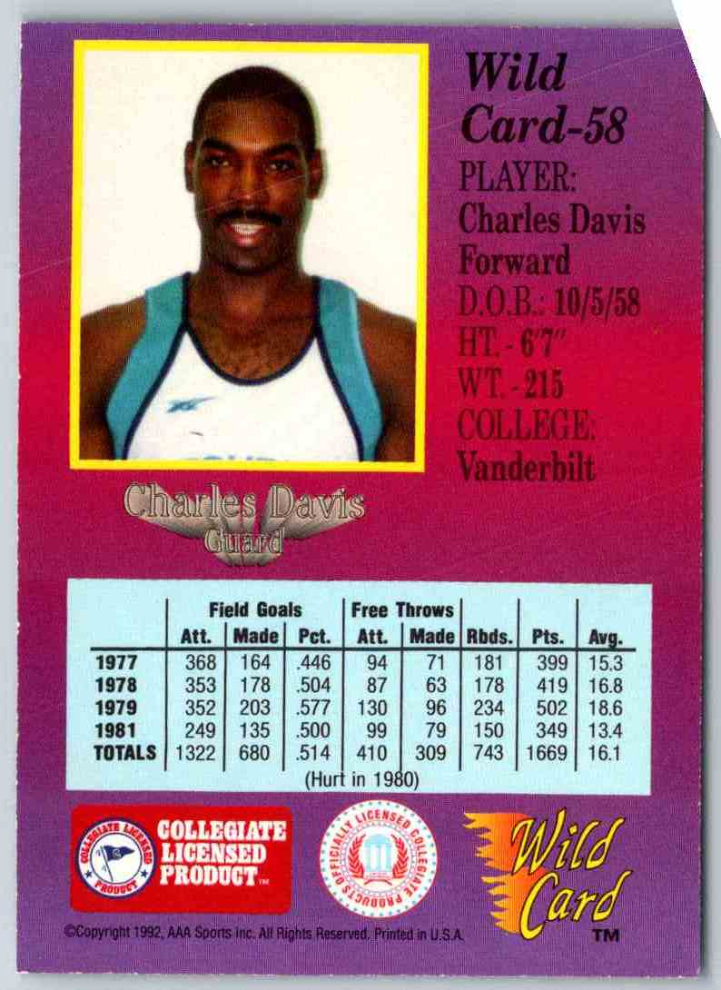 1991 WildCard Charles Davis