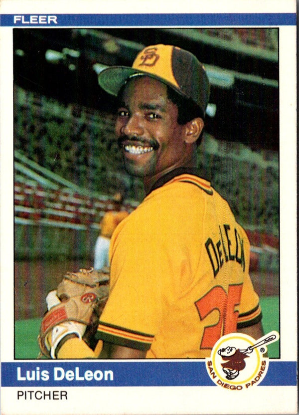 1984 Fleer Luis DeLeon #297