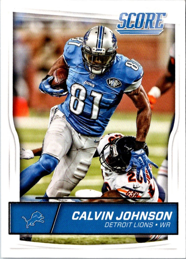 2016 Score Calvin Johnson #110