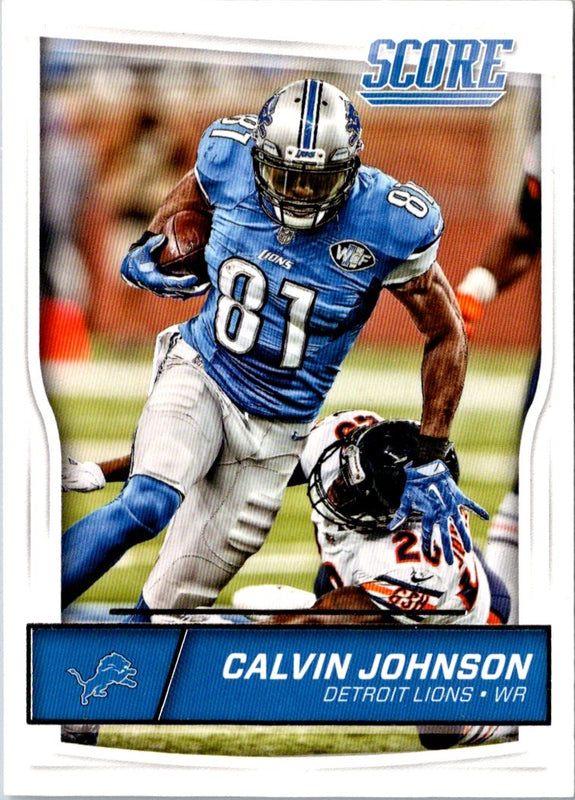 2016 Score Calvin Johnson #110