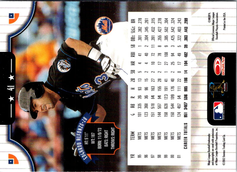 2002 Donruss Edgardo Alfonzo