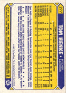 1987 O-Pee-Chee Tom Henke