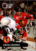 1991 Pro Set Chris Chelios #48