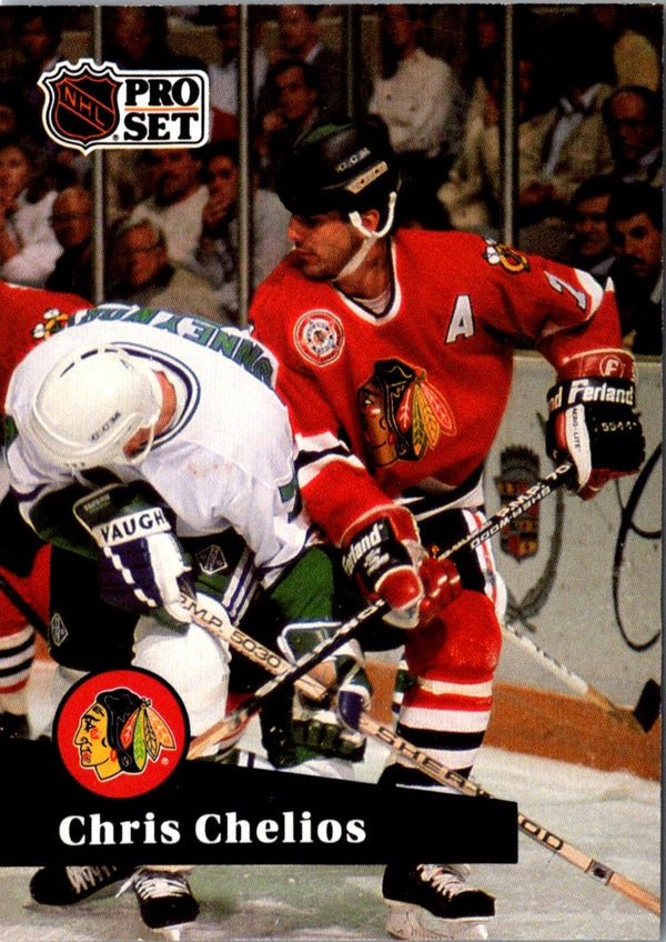 1991 Pro Set Chris Chelios #48
