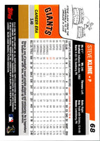 2006 Topps Steve Kline #68