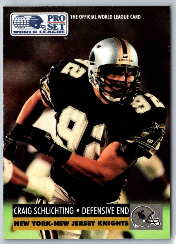 1991 Proset World League Craig Schlichting #106