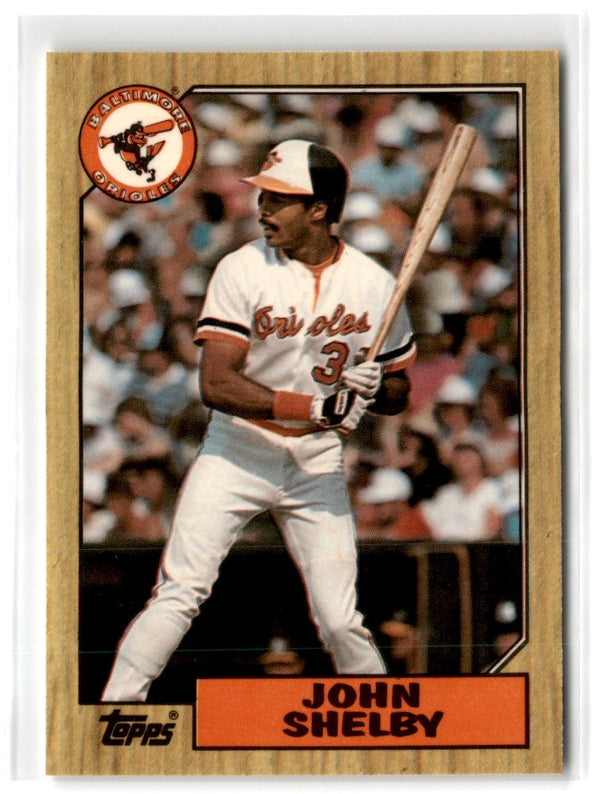 1987 Topps Tiffany John Shelby #208