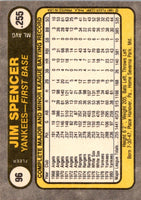 1981 Fleer Jim Spencer #96