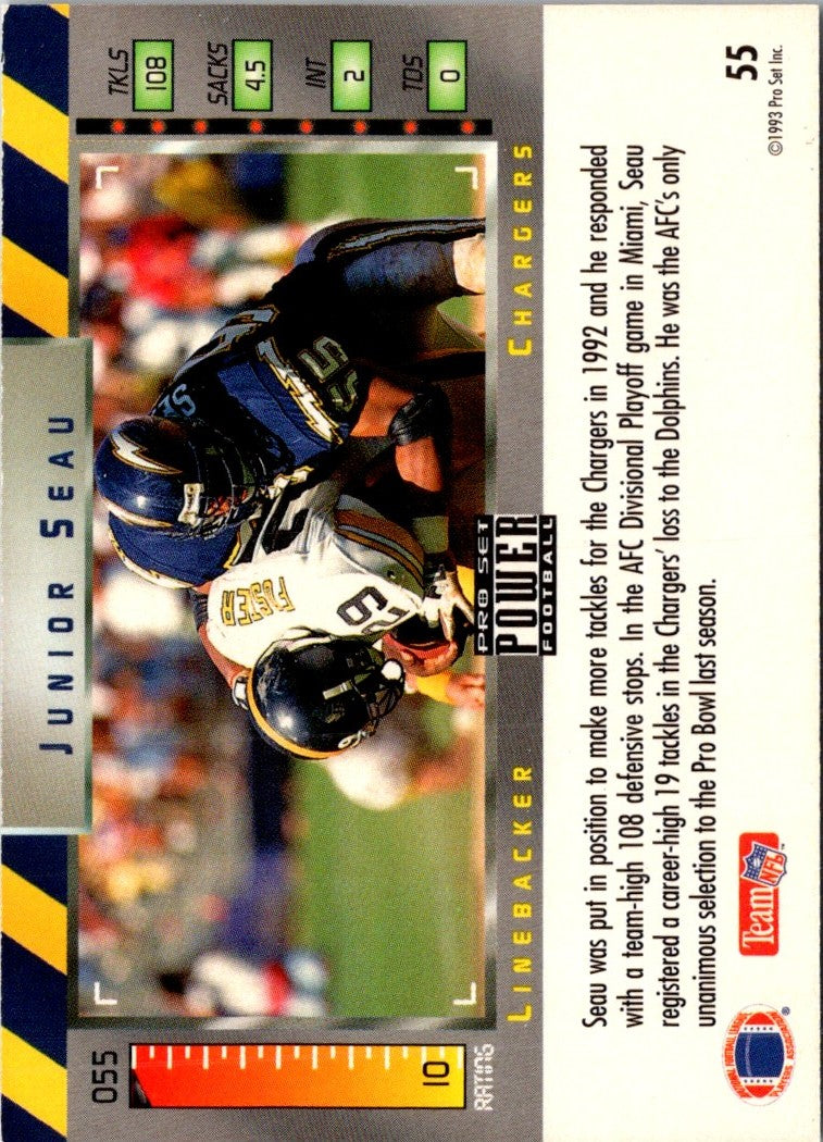 1993 Pro Set Power Junior Seau