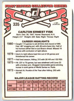 1981 Donruss Carlton Fisk #335