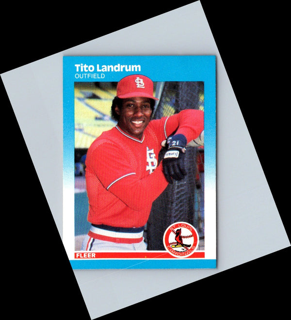 1985 Fleer Tito Landrum #232