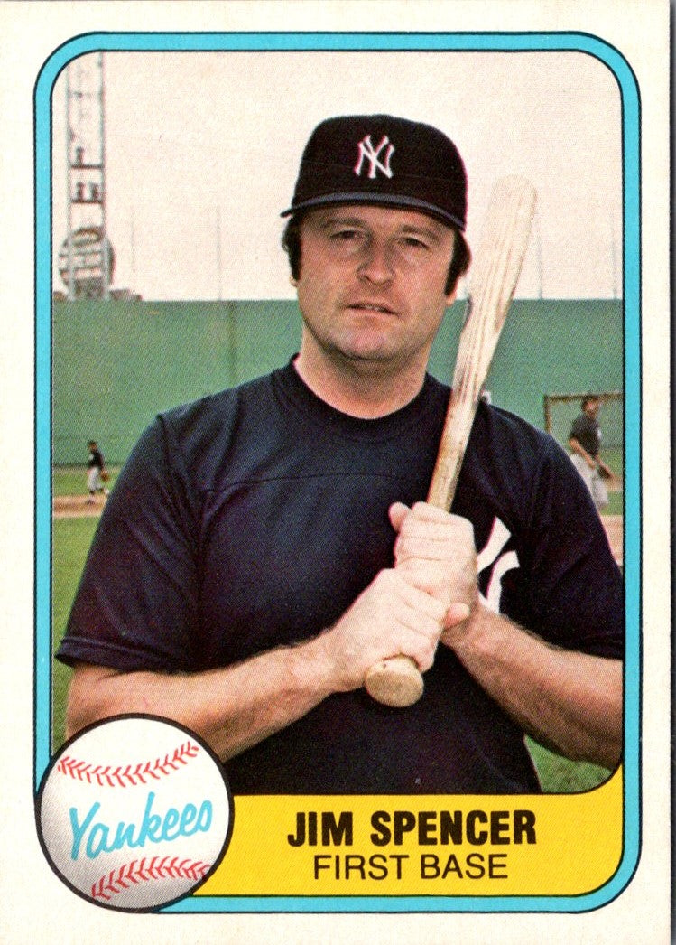 1981 Fleer Jim Spencer