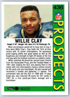 1991 Fleer Ultra Willie Clay #436