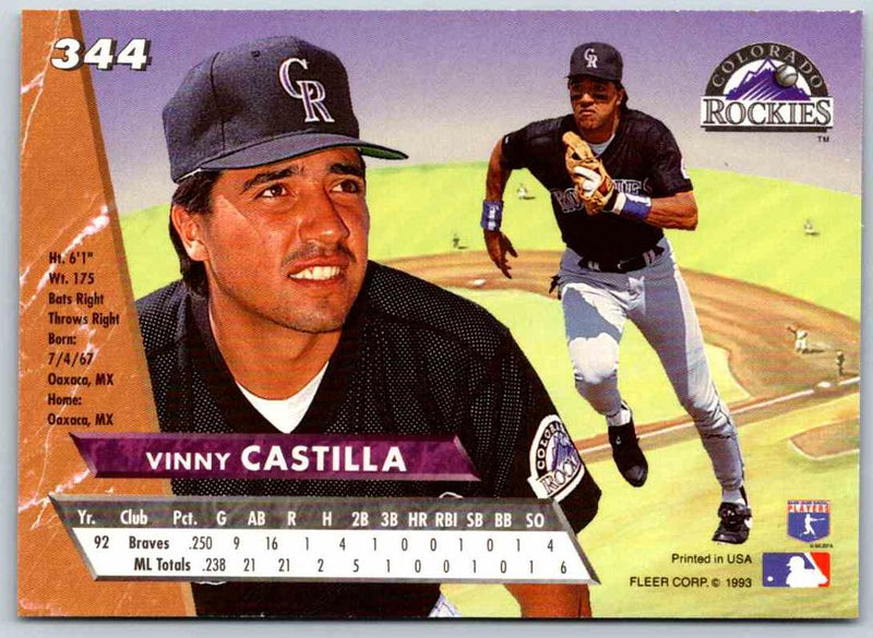 1993 Fleer Ultra Vinny Castilla