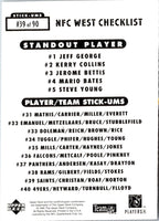 1995 Collector's Choice Update Stick-Ums New Orleans Saints/Bob Christian/Willie Roaf/Ken Norton #39