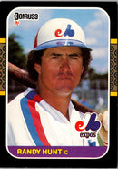 1987 Donruss Randy Hunt