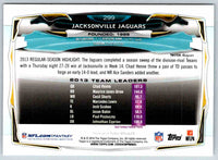 2014 Topps Jacksonville Jaguars #299