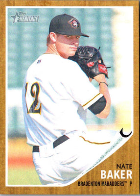 2011 Topps Heritage Minor League Nate Baker #60