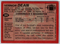 1983 Topps Vernon Dean #189