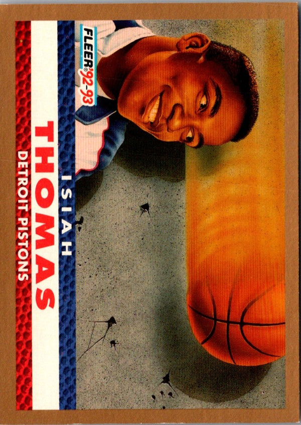 1992 Fleer Isiah Thomas #255
