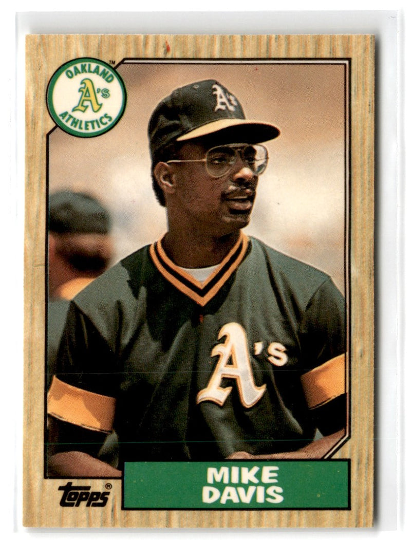 1987 Topps Tiffany Mike Davis