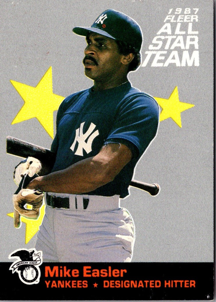 1987 Fleer All-Stars Mike Easler