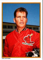 1987 Topps Glossy Greg Mathews #60