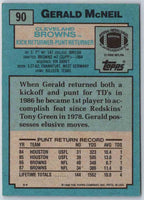 1988 Topps Gerald McNeil #90