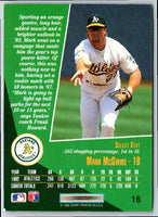 1993 Select Mark McGwire #16