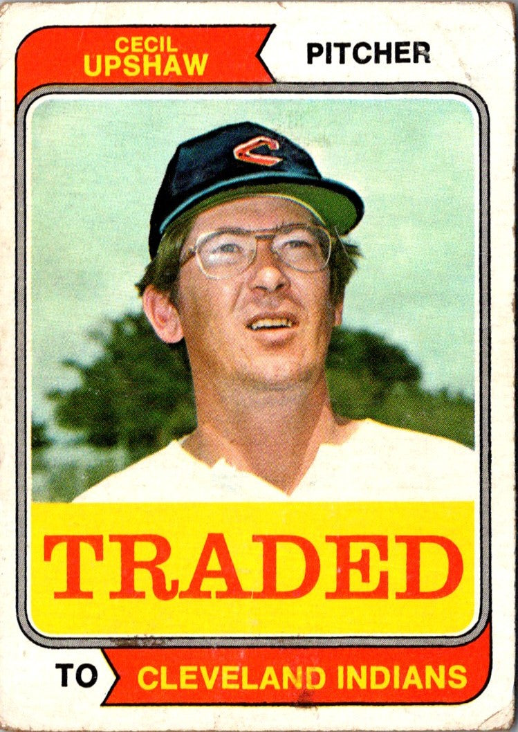 1974 Topps Traded Cecil Upshaw