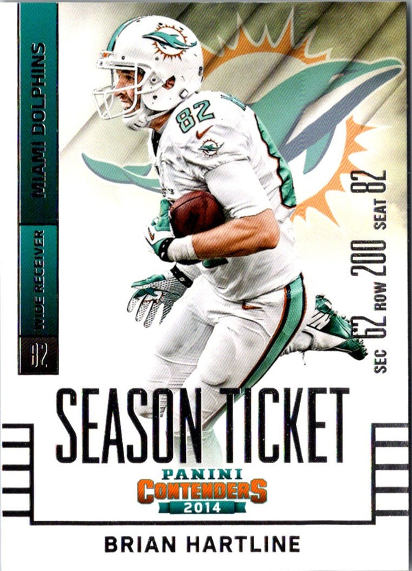 2014 Panini Contenders Brian Hartline #39