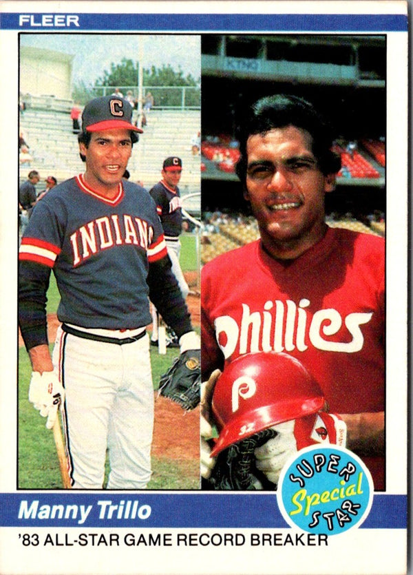 1984 Fleer Manny Trillo #627