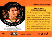 1990 Pro Set Mario Lemieux #362