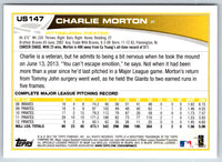 2013 Topps Update Charlie Morton #US147