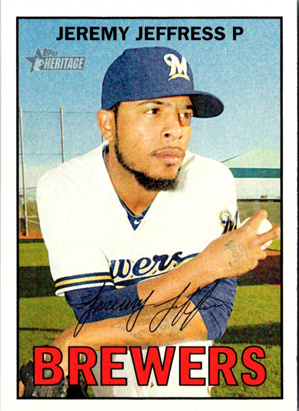 2016 Topps Heritage Jeremy Jeffress #133