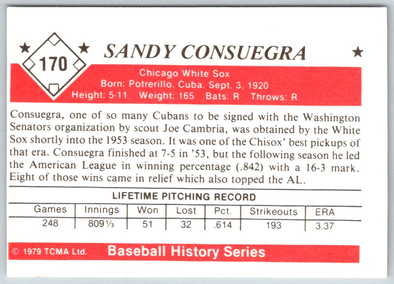 1979 TCMA 50's Sandy Consuegra