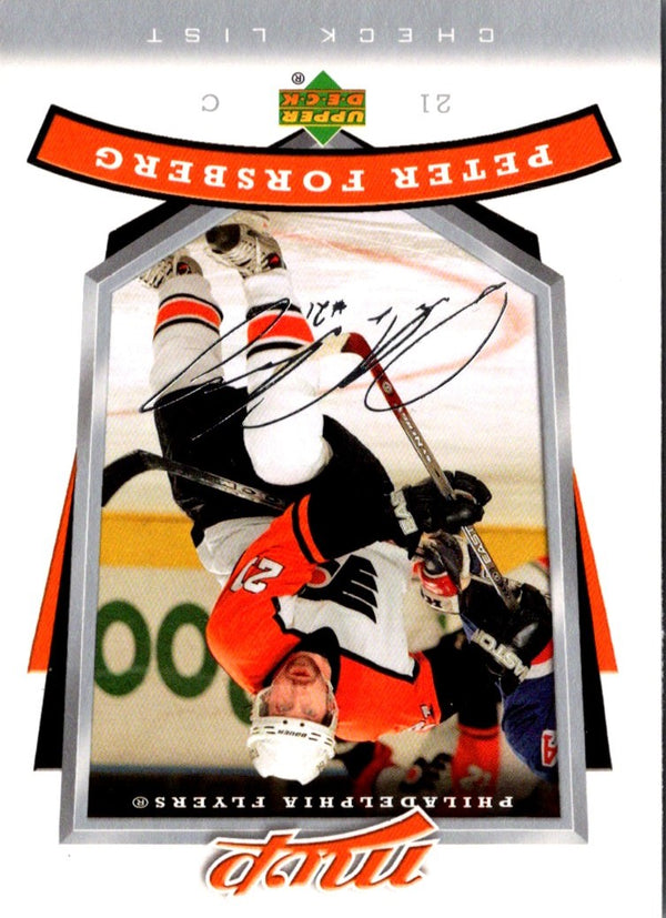 2006 Upper Deck MVP Peter Forsberg #360