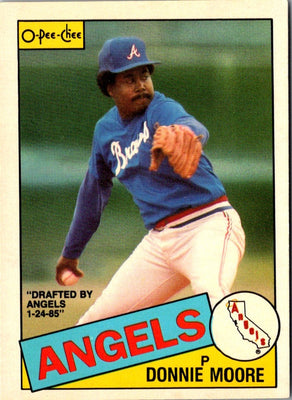 1985 O-Pee-Chee Donnie Moore #61