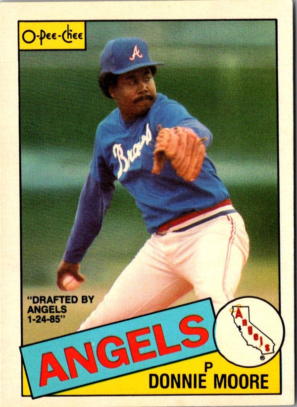 1985 O-Pee-Chee Donnie Moore #61
