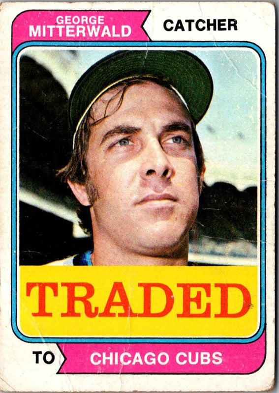 1974 Topps Traded George Mitterwald #249T