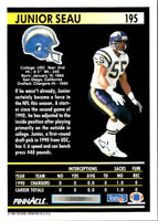 1991 Pinnacle Junior Seau #195