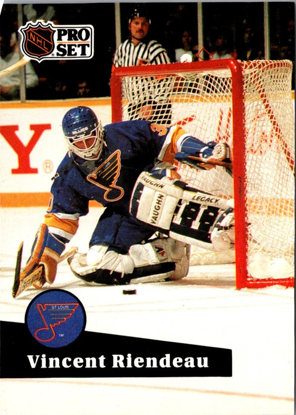 1991 Pro Set Vincent Riendeau #213