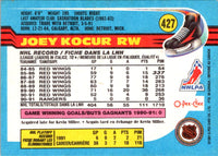 1991 O-Pee-Chee Joey Kocur #427
