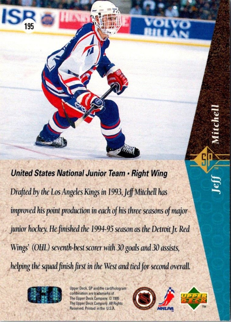 1994 SP Jeff Mitchell