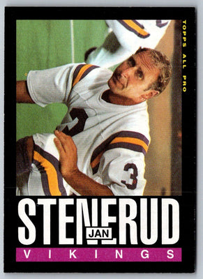 1985 Topps Jan Stenerud #98