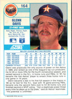 1989 Score Glenn Davis #164