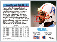 1992 Proset Warren Moon #186