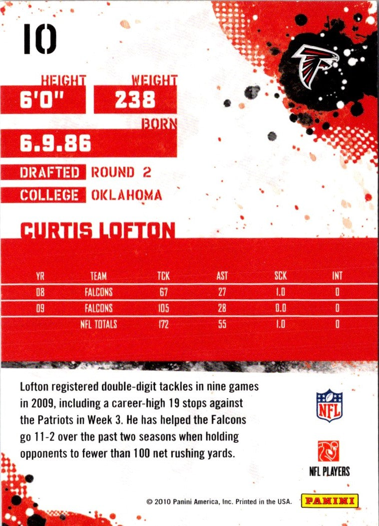 2010 Score Curtis Lofton