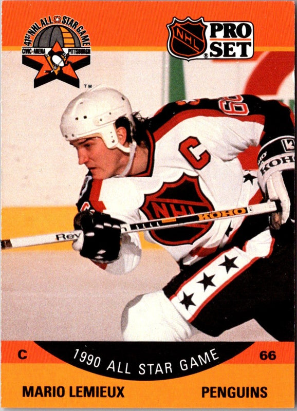 1990 Pro Set Mario Lemieux #362