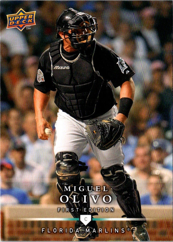 2008 Upper Deck First Edition Miguel Olivo #120